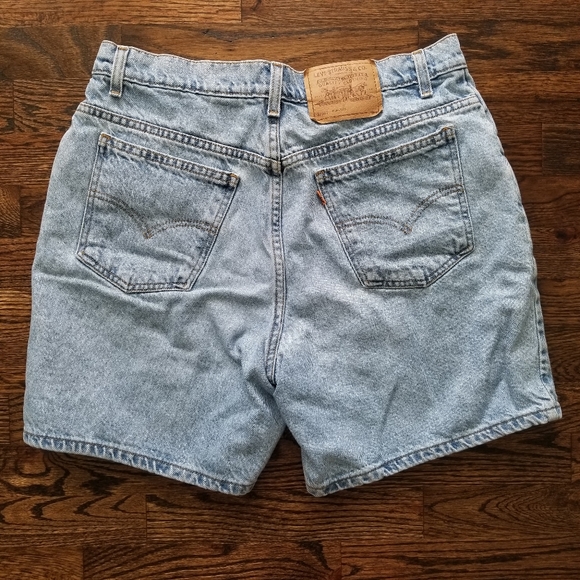 🚫SOLD🚫Levi's▪︎Vintage OrangeTab 967 Denim Shorts - Picture 6 of 14